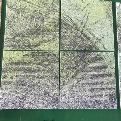 50x100 cm op maat gemaakte 3D-geprinte nylon kantoor tapijttegels voor bruiloft