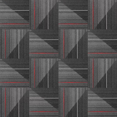 Vierkante omkeerbare nylon tapijttegels voor een gemakkelijke installatie in kantoren en vergaderruimtes