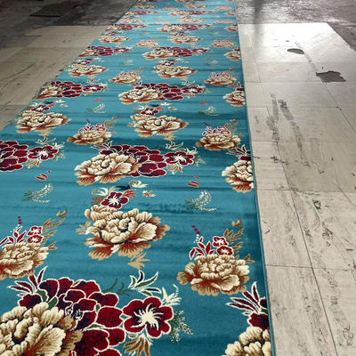 Kerkelijke en moskee-decoratie Moslim wand tot muur gebed tapijtrol met zachte textuur