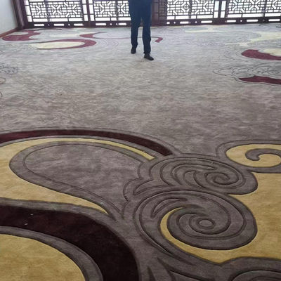 Op maat gemaakte Axminster tapijten voor Hotel Banquet Hall Patroon volgens uw ontwerp