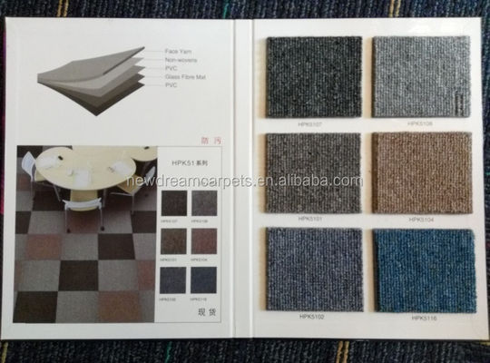 PP/Nylon kantoor tapijttegel 50x50 Loop Pile Modulair tapijt US 2.5-20 / Vierkante meter