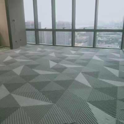5-sterren hotel vierkant nylon geprinte tapijttegels gemaakt van nylon met PE modulaire rug