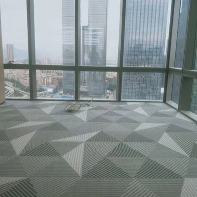 5-sterren hotel vierkant nylon geprinte tapijttegels gemaakt van nylon met PE modulaire rug