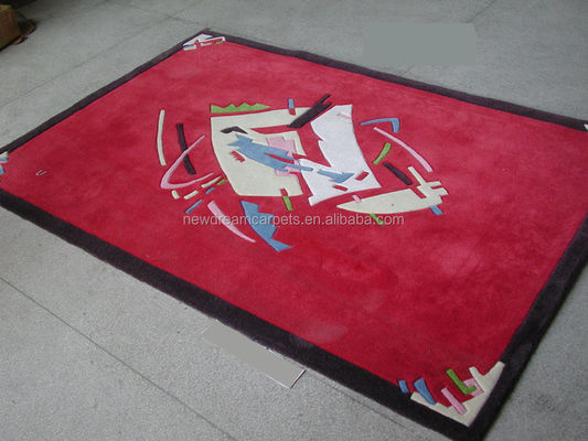 Alle kleuren Alle kamers Chinese polyester gesneden stapel tapijt voor hotel en huis decoratie