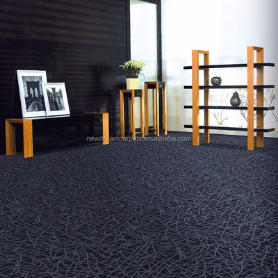 Machine Made PP/Nylon Waterproof Fireproof Carpet Tiles ND7214 in met Loop Pile Pattern