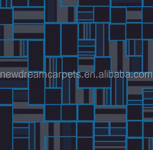 Canton PP / Nylon waterdichte vuurdichte tapijttegels van met Animal Print Pattern