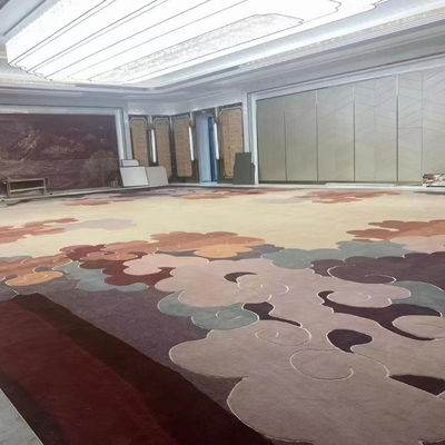 Hoge kwaliteit tapijt met handgemaakte bloemenpatroon Zeelandse wol tapijt tapijt voor 5 sterren hotel