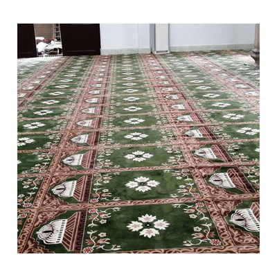Geweven moslims wand tot wand gebed tapijt rollen drukken moskee tapijt