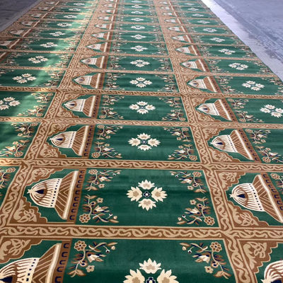 Moslims Muur tot Muur Gebed tapijtrol Tapis de Priere voor moskee in rechthoekige vorm