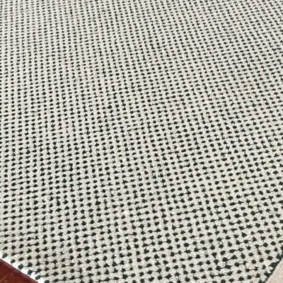 Huisgemaakte tufting witte kleuren tapijt en tapijt met custom design van wol / arcylic