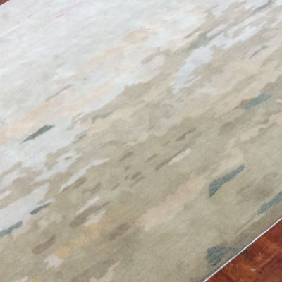 Medium Pile Handgemaakte Tufting Witte kleur tapijt en tapijt Custom Design voor moderne stijl