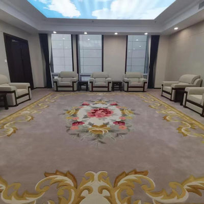 Rectangle Axminster Hotel tapijt in luxe Gouden Mordenas stijl voor recepties