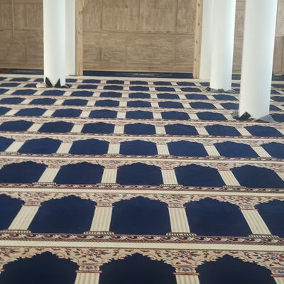 8mm Pile Height Non-Slip Mosque Carpet Roll in Design voor Pakistan Mosque
