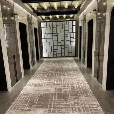 Moderne design van muur tot muur Nylon op maat gedrukte tapijten voor commerciële gebouwen