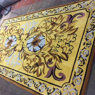 Custom End handgemaakte bloemen tapijt voor hotel woonkamer in elk kleurpatroon en ontwerp