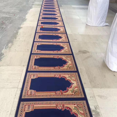 Rectangle Axminster Custom Patterns 4*25 Roll Custom Carpets voor Moskee Gebedstapijt