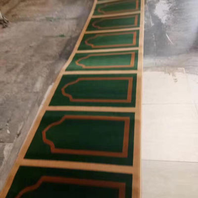 Rectangle Axminster Custom Patterns 4*25 Roll Custom Carpets voor Moskee Gebedstapijt