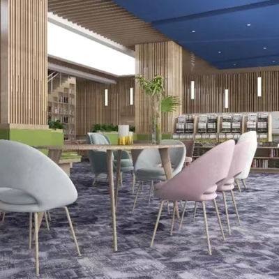 Niet-geweven ruggengraat 60.96x60.96 Luxe afneembare tapijttegels voor kantoormoduleerde tapijt