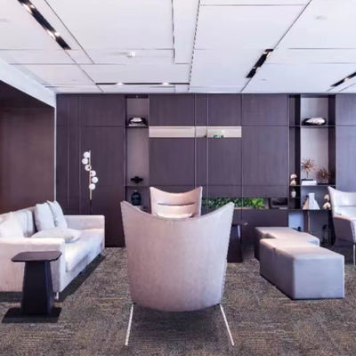 Modulair kantoor PP tapijt Luxe afneembare tapijttegels 50x50 met puzzelpatroon