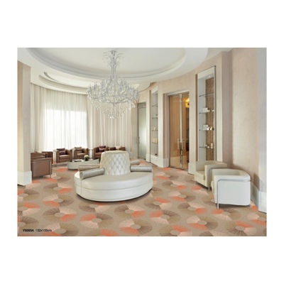 Op maat gemaakte breedte luxe pruimenbloempatroon hotel tapijt voor hotelkamer decoratie
