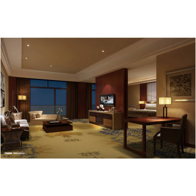 Op maat gemaakte breedte luxe pruimenbloempatroon hotel tapijt voor hotelkamer decoratie