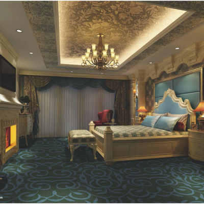 Klassieke stijl 80% wol 20% nylon geprint Axminster tapijt voor hotel Broadloom tapijt