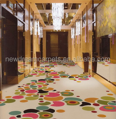 100% Nylon Printing Hotel tapijt voor receptie en slaapkamer in verschillende kleuren