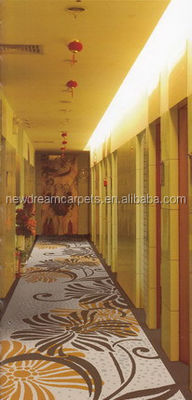100% Nylon Printing Hotel tapijt voor receptie en slaapkamer in verschillende kleuren