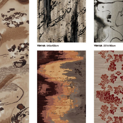 80% wol en 20% nylon garens Axminster Zeeland wol tapijt met Jacquard patroon