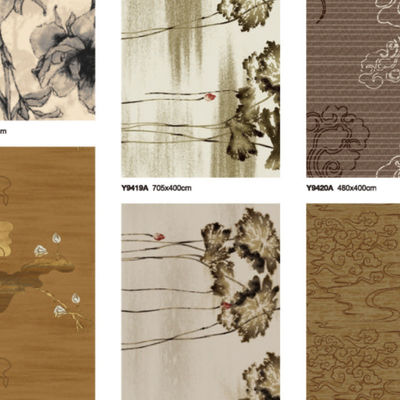 80% wol en 20% nylon garens Axminster Zeeland wol tapijt met Jacquard patroon