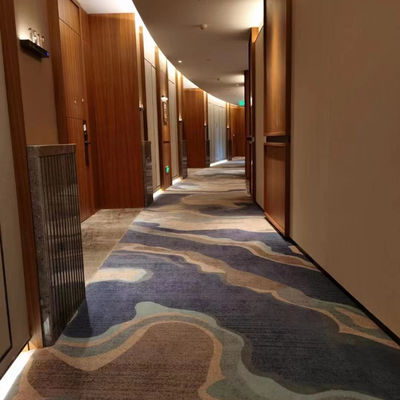 Kleur op maat Hotel Lobby Wand tot muur tapijt voor 5 sterren brandwerend Banketzaal