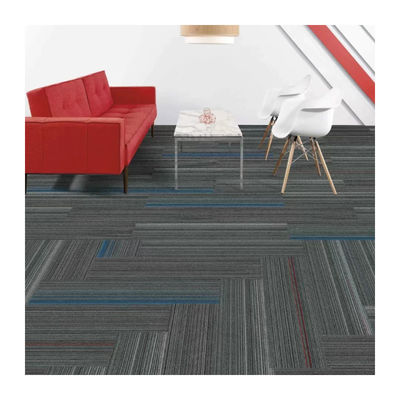 Nylon Office Modular PP Tile Carpet voor luxe afneembare tapijttegels