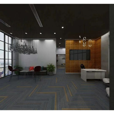 Nylon Office Modular PP Tile Carpet voor luxe afneembare tapijttegels