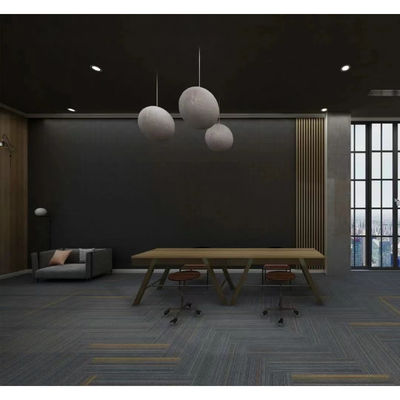 Nylon Office Modular PP Tile Carpet voor luxe afneembare tapijttegels
