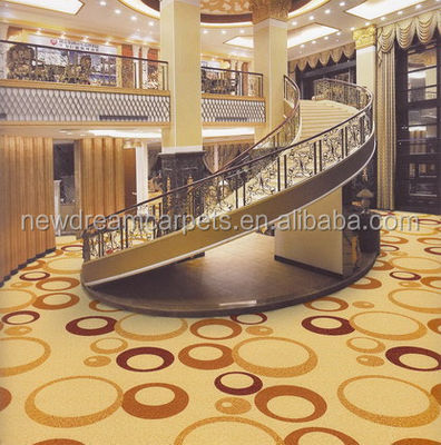 Nylondruk tapijt voor hotelkantoor en muur-aan-muur creëren een luxe sfeer