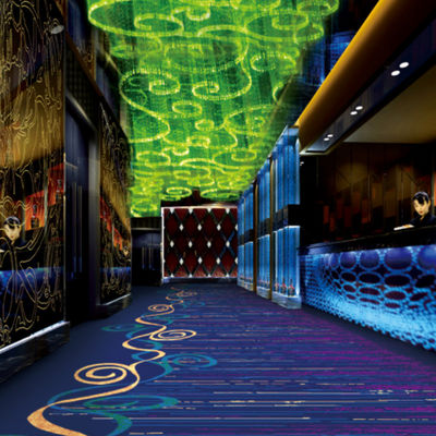 80% wol 20% nylon CLASSIC stijl gedrukt Axminster tapijt voor hotel Broadloom tapijt
