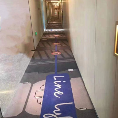 Commerciële vloer brandwerend Wilton tapijt met moderne stijl oplossing leverancier