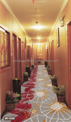 Square Design Axminster brandwerend hotel tapijt met 80% wol en 20% nylon materiaal