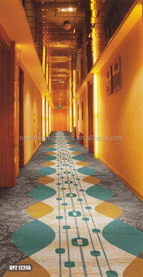Square Design Axminster brandwerend hotel tapijt met 80% wol en 20% nylon materiaal