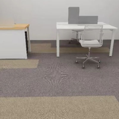 50x50 kantoor modulair tapijt met verwijderbare rechthoekige nylon vloerbedekkingstegels