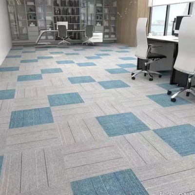 Modulair kantoor tapijt luxe afneembare tapijttegels 50x50 met eenvoudige lusstapel