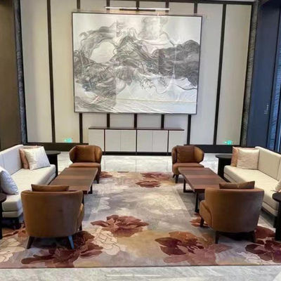 Machine Made 4m Flat Cut Nylon Wall to Wall Carpet voor commerciële vloer brandbestendige