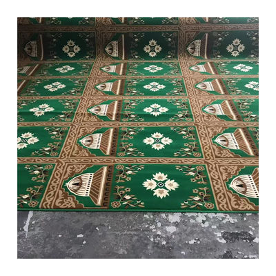 Meerdere kleuren machine gemaakt moskee tapijt met zachte muur tot muur bedekking en puzzel patter