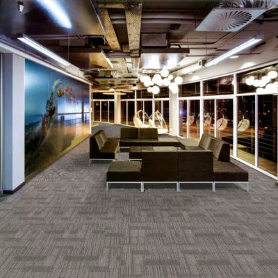 550 ± 5% Tufted Level Loop Nylon Carpet Tiles voor moderne commerciële kantoren en scholen