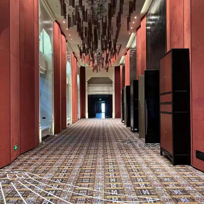 Commerciële vloeren 4m*25m brandwerend Backing Wilton Nylon Wall to Wall Carpet