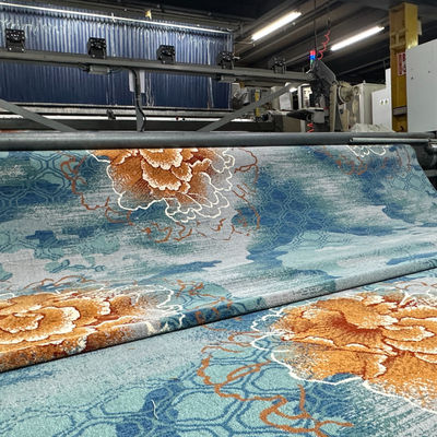 Reversibel geometrisch patroon 80% wol 20% nylon breedloom machine gemaakt Axminster tapijt