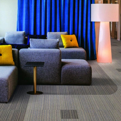 Loop stapel 50x50 basis stijl commercieel kantoor tapijt tegel met modulaire PVC backing
