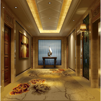 7*11 Densiteit wol en nylon Axminster casino tapijt voor wand-op-wand installatie
