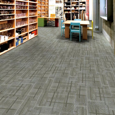 50x50 Afneembare modulaire kantoor tapijttegels 3 kg/m2 Rechthoek voor professionele ruimtes