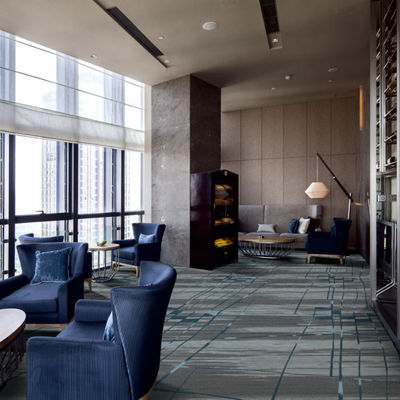 Rectangle Axminster tapijt Luxe hotel vloer print Customized Design Hotel kamer tapijt voor 5 sterren